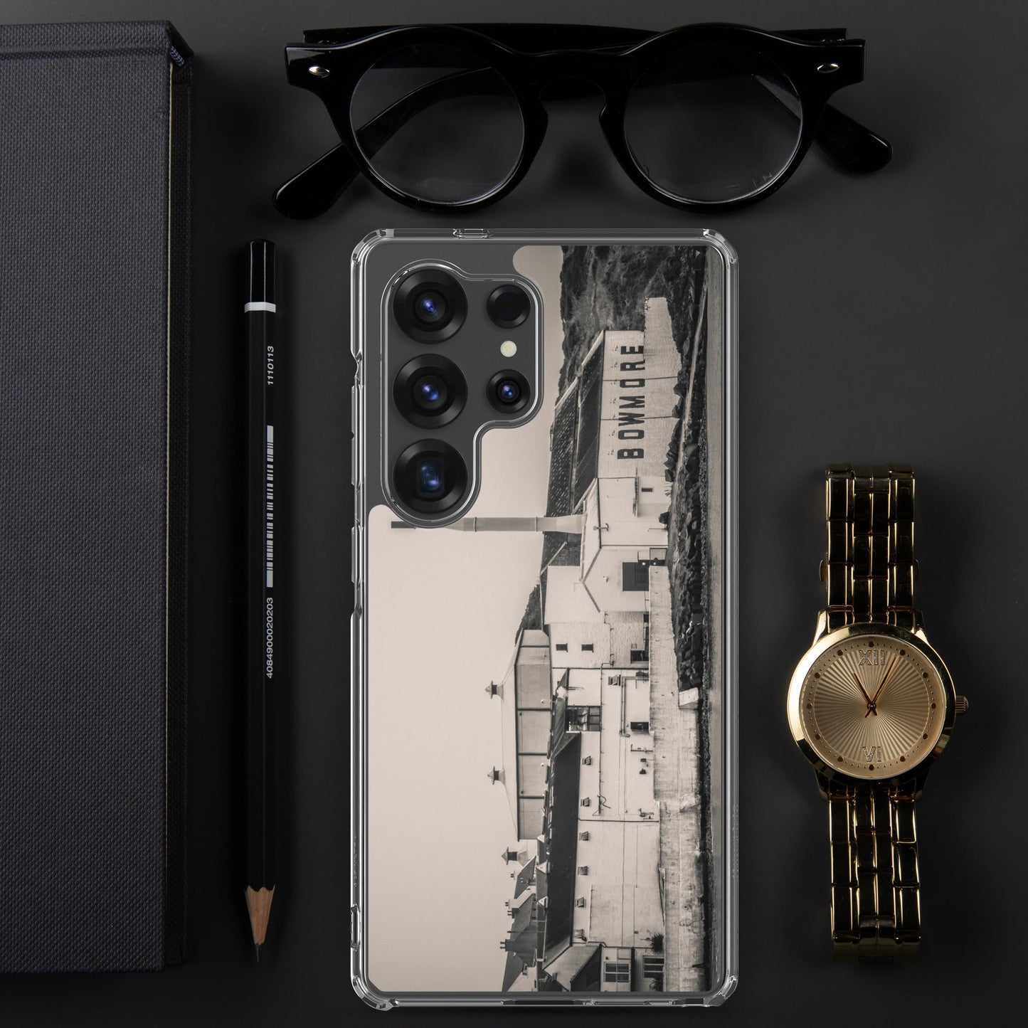 Bowmore Distillery Black White Clear Case for Samsung®