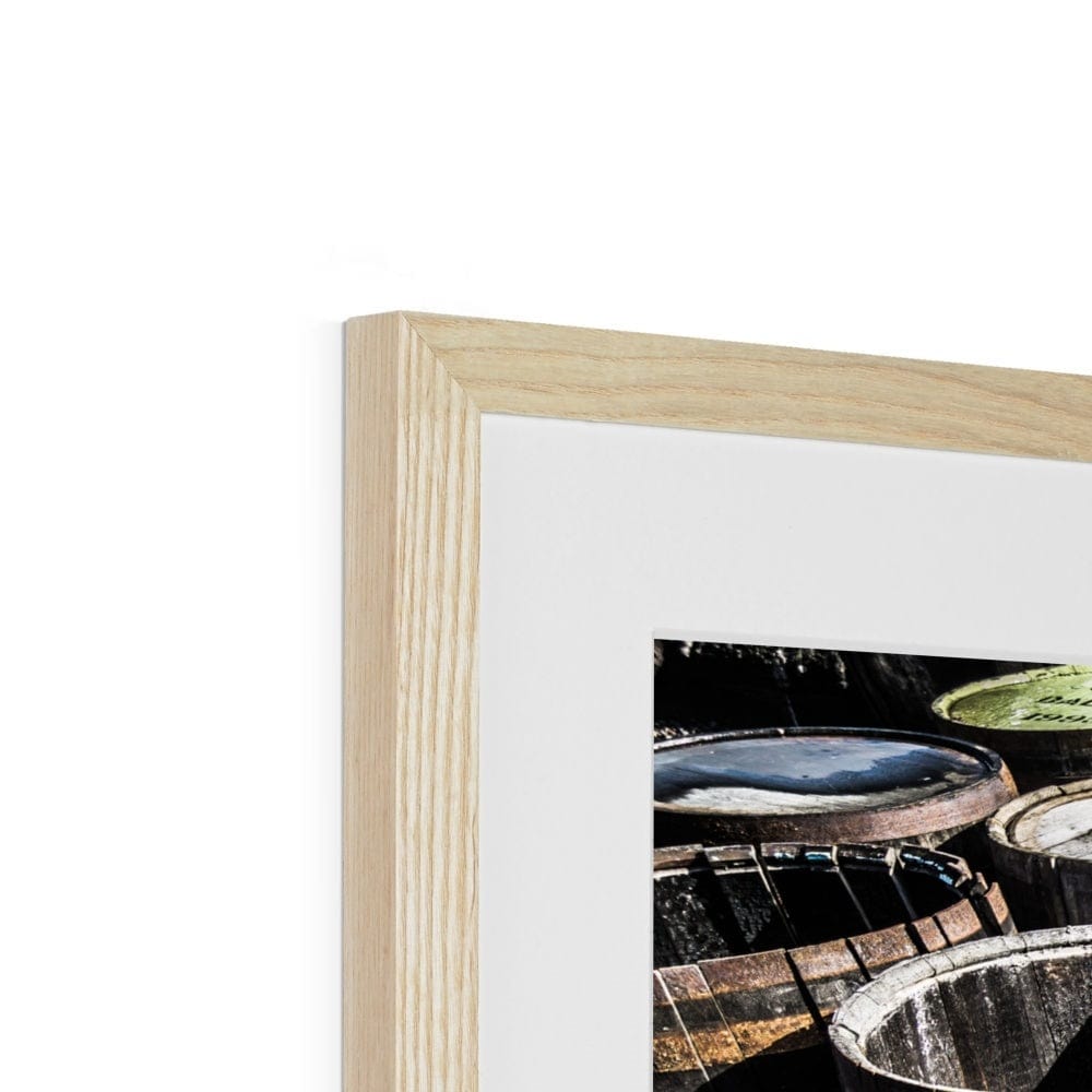 Dalmore Distillery Casks Framed & Mounted Print by Wandering Spirits Global