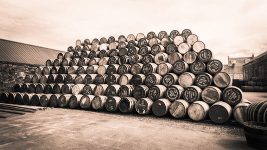 Empty Glengyle Casks Sepia Toned Hahnemühle Photo Rag Print