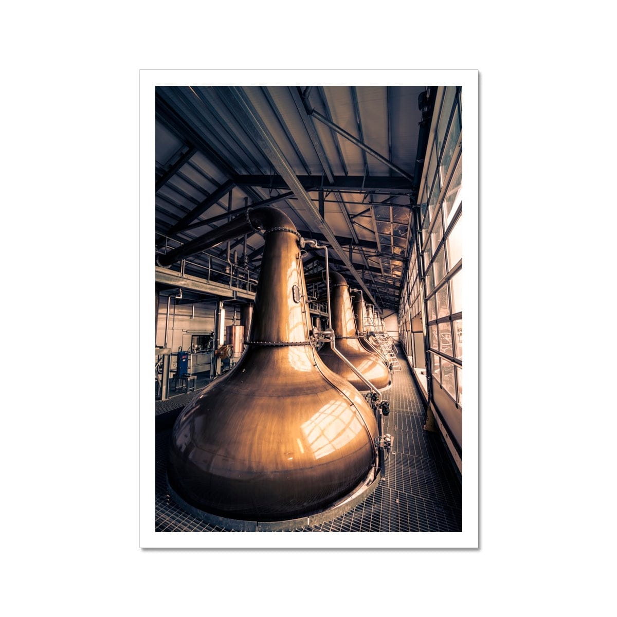Glen Ord Distillery Stills Hahnemühle Photo Rag Print A5 Portrait by Wandering Spirits Global