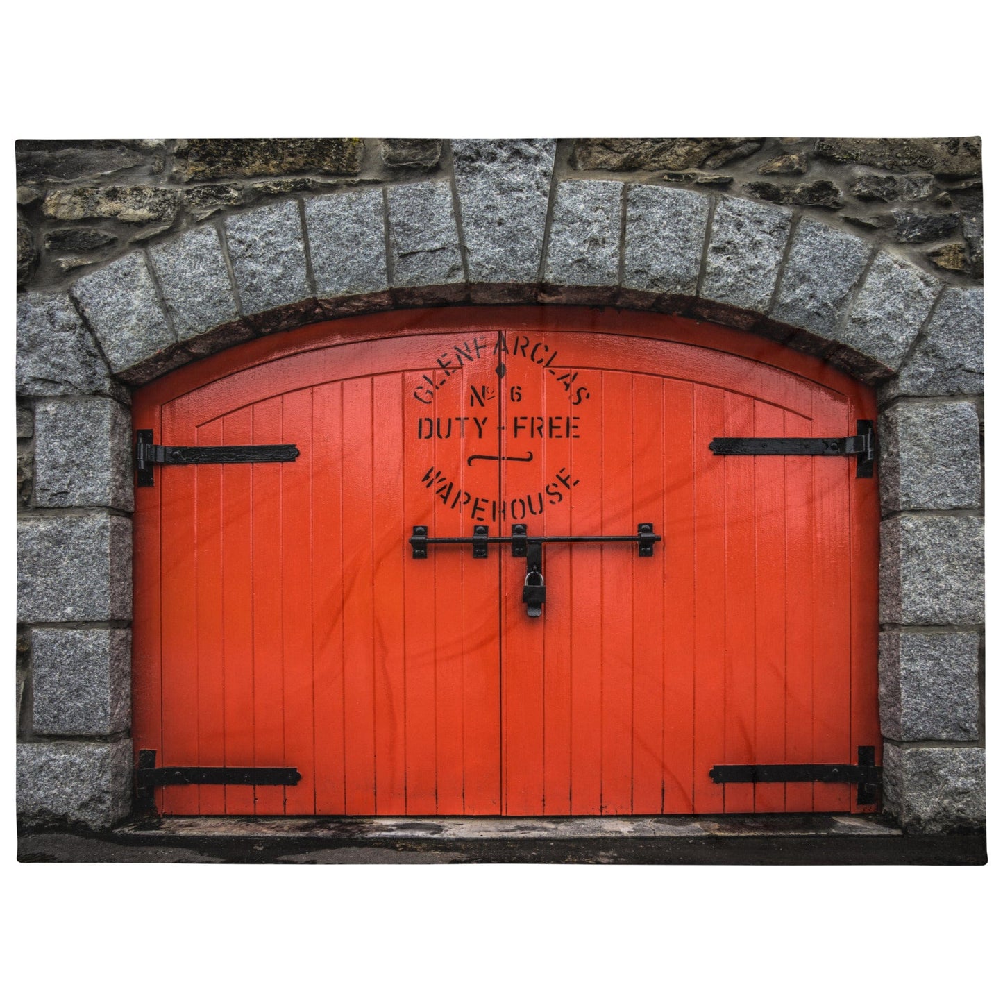 Glenfarclas Warehouse 6 Throw Blanket by Wandering Spirits Global