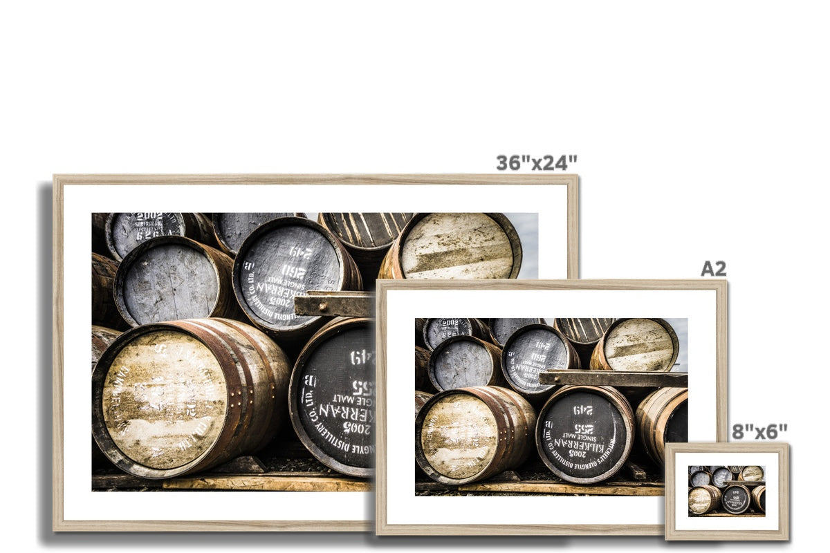 Kilkerran Casks Colour Framed & Mounted Print