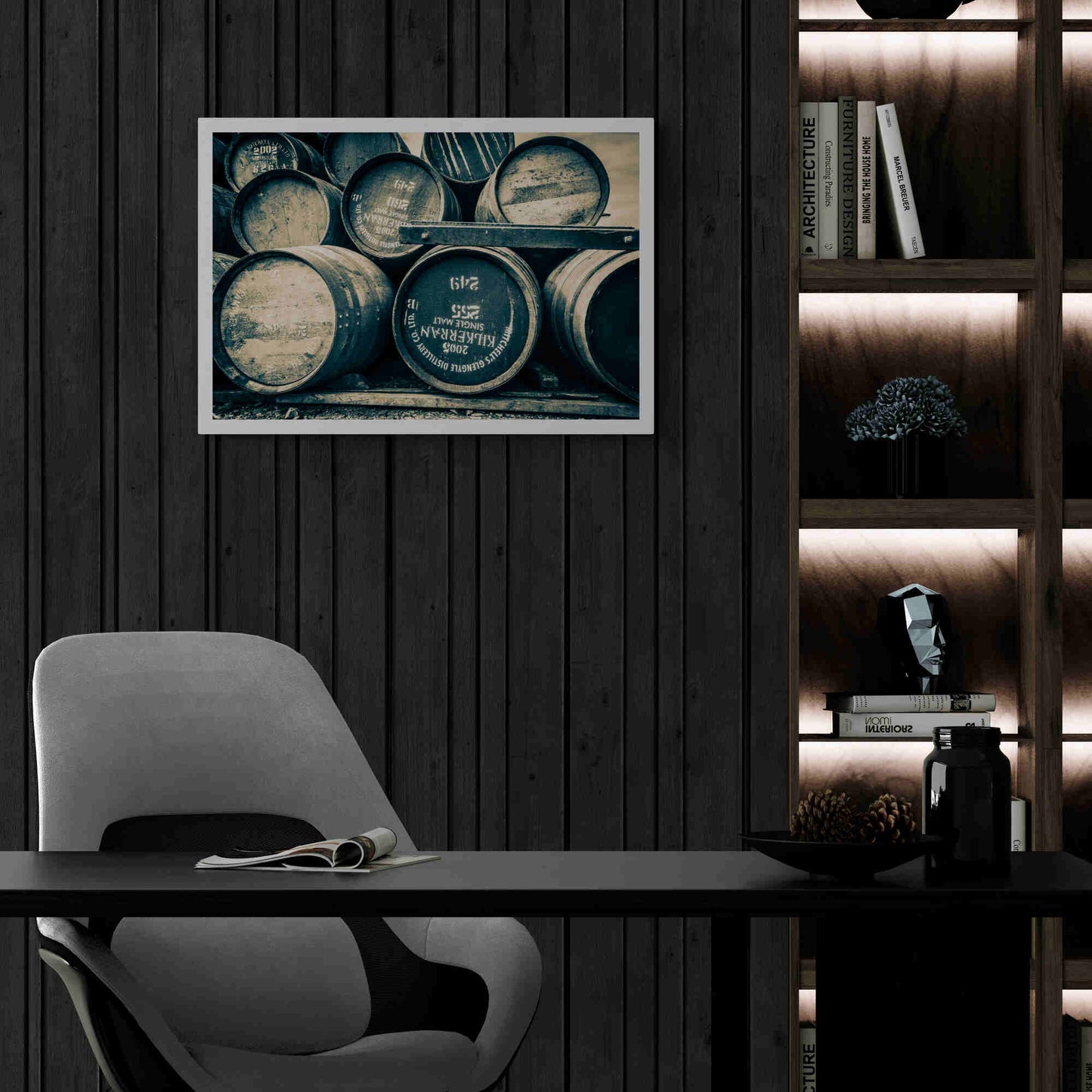 Kilkerran Casks Hahnemühle Photo Rag Print 30"x20" by Wandering Spirits Global