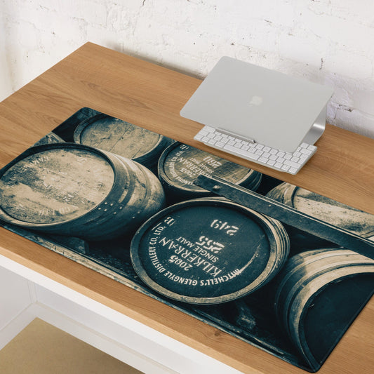 Kilkerran Casks Springbank Yard Gaming Mouse Pad 36″×18″ by Wandering Spirits Global