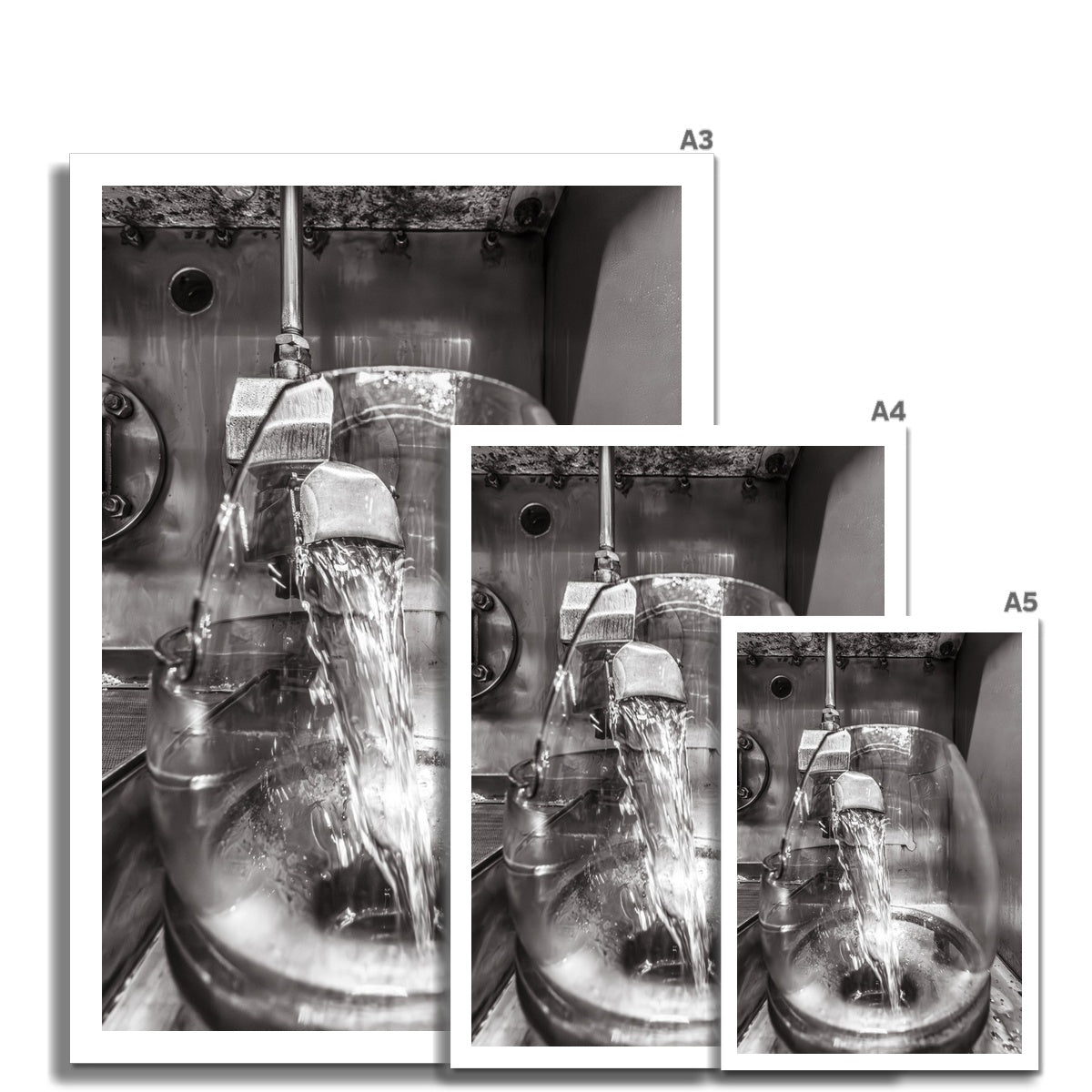 Lagavulin No1 Spirits Feints Black and White Hahnemühle Photo Rag Print