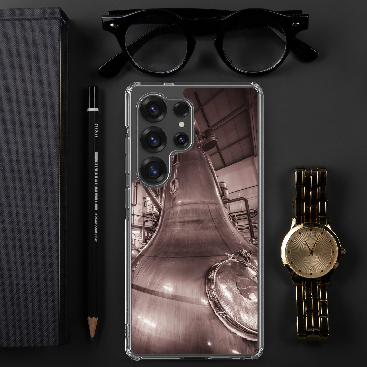 Lagavulin Stills Sepia Clear Case for Samsung® Samsung Galaxy S25 Ultra