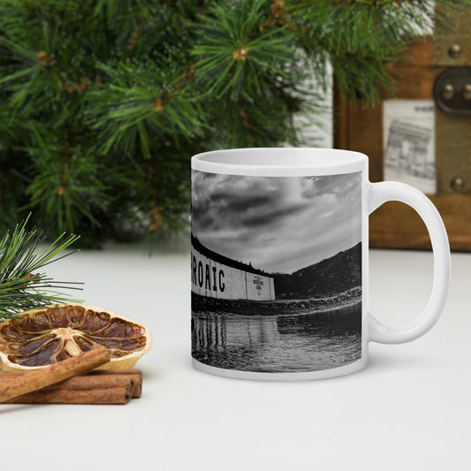Laphroaig Distillery Warehouse Black and White Mugs