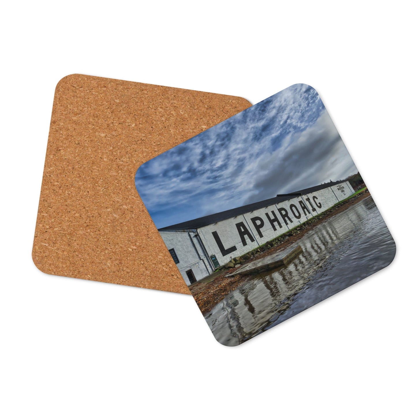 Laphroaig Distillery Warehouse Full Colour Drink Coaster by Wandering Spirits Global