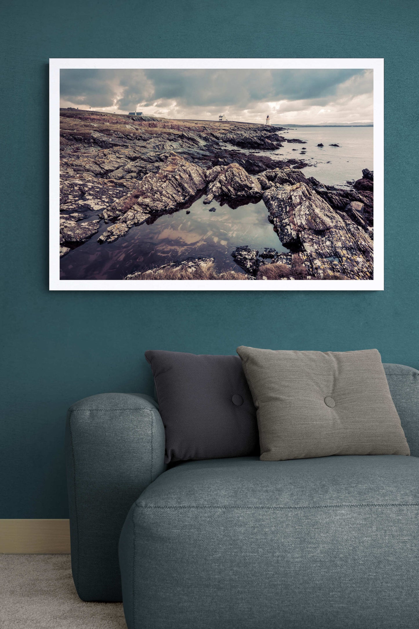 Loch Indaal Islay Winter Hahnemühle Photo Rag Print 36"x24" by Wandering Spirits Global