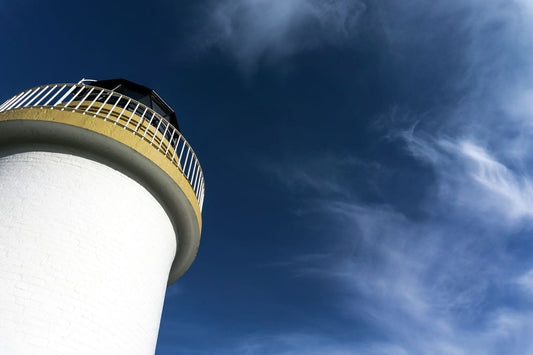 Port Charlotte Lighthouse Hahnemühle Photo Rag Print by Wandering Spirits Global