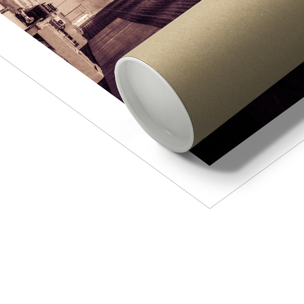 Still Squadron Caol Ila Sepia Toned Hahnemühle Photo Rag Print by Wandering Spirits Global