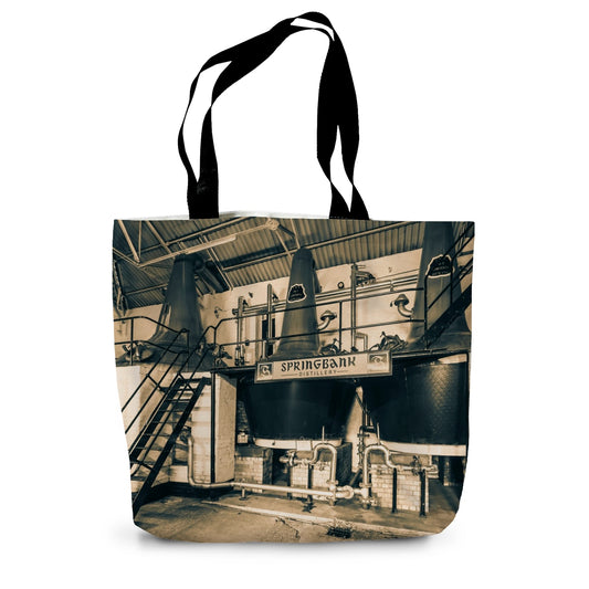 Three Stills Springbank Distillery Canvas Tote Bag 14"x18.5"