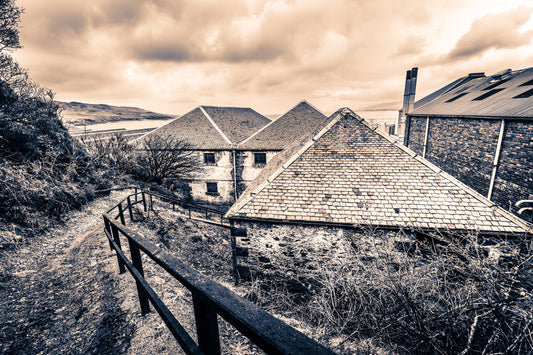 View From Above Bunnahabhain Distillery C-Type Print