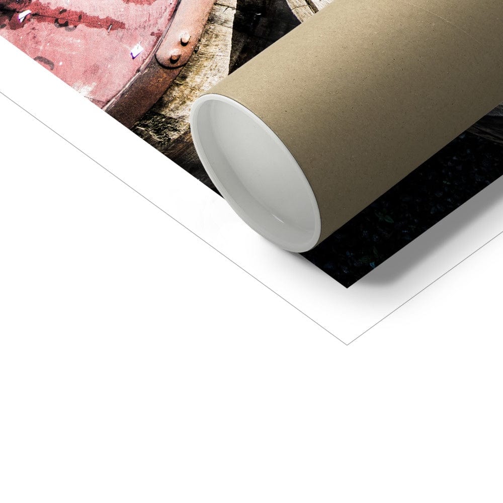 Dalmore Distillery Casks Hahnemühle Photo Rag Print by Wandering Spirits Global