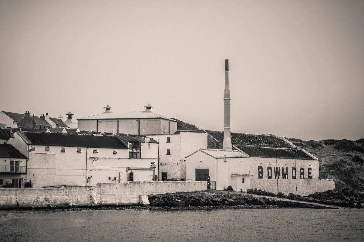 Bowmore Distillery Black and White