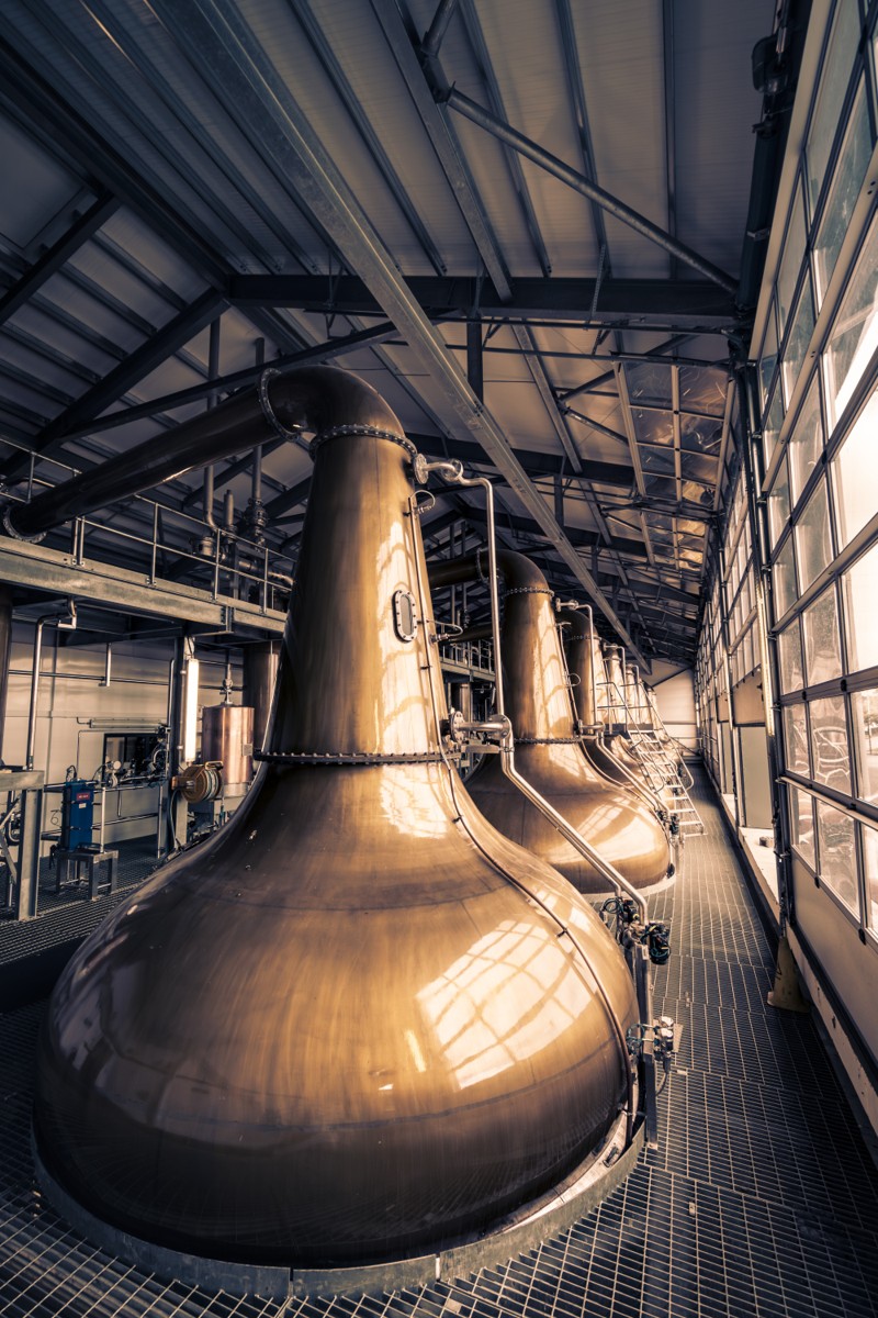 Glen Ord Distillery Stills