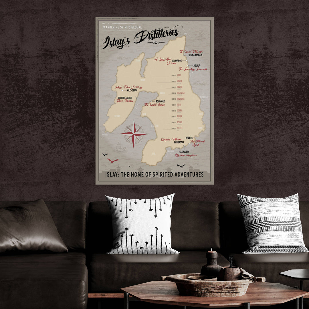 Islay Distillery Maps