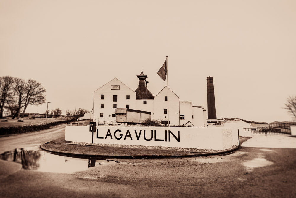 Lagavulin Distillery Sepia Toned