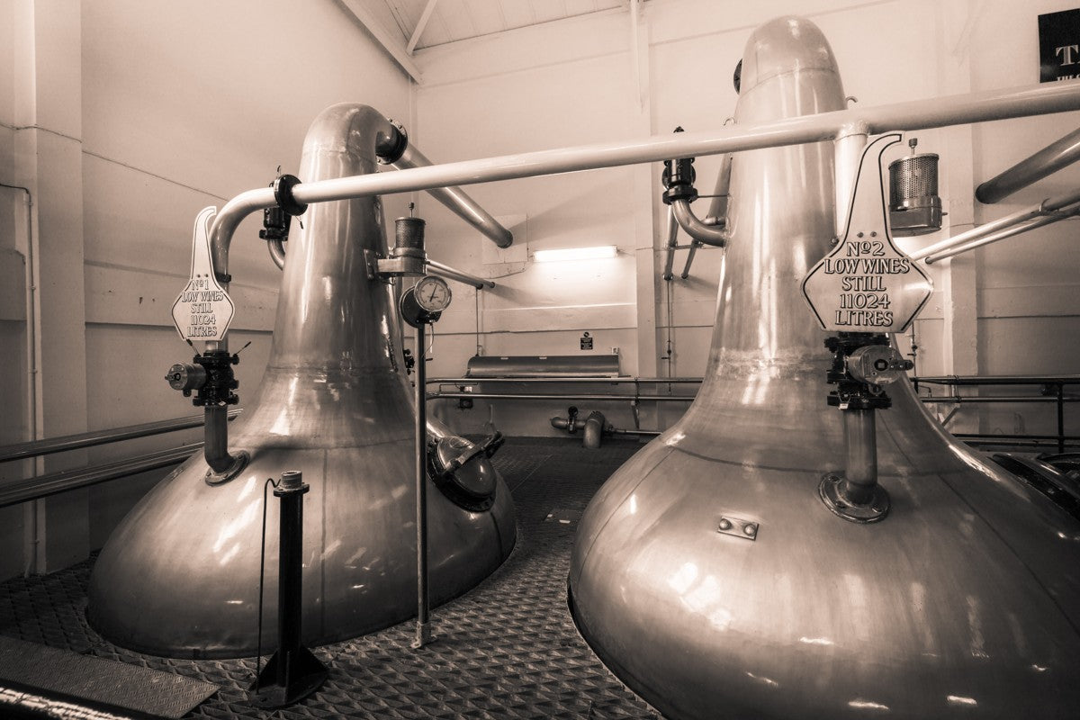 Low Wines 1 and 2 Talisker Golden Toned