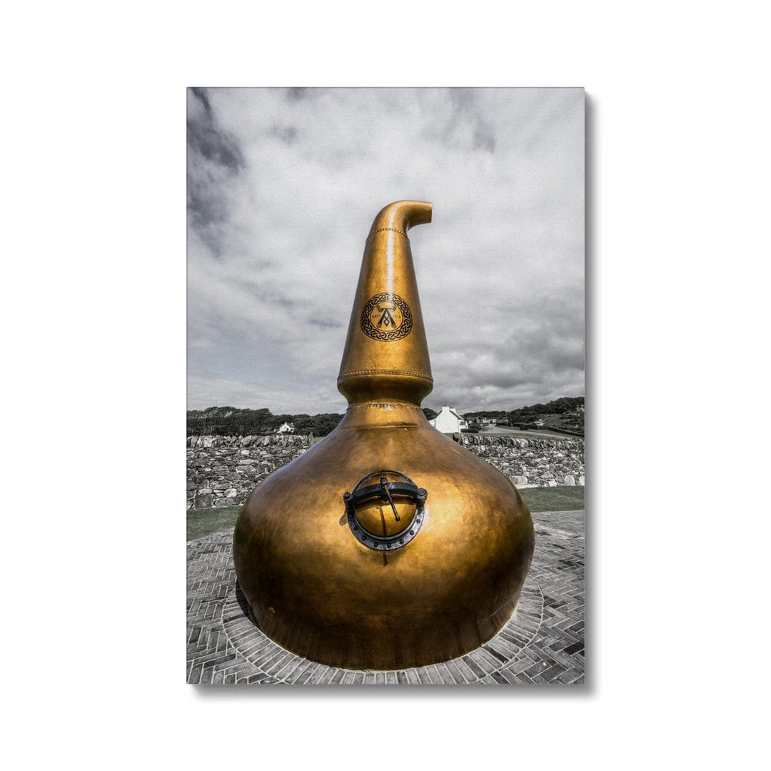 Ardbeg Still Garden Ornament Canvas 12"x18" / White Wrap by Wandering Spirits Global