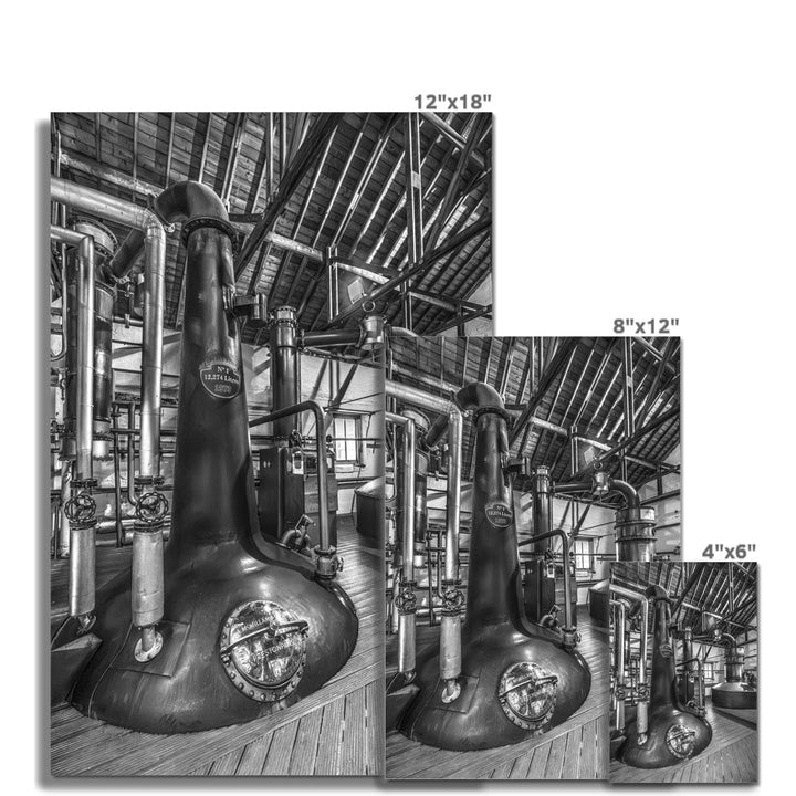 Bruichladdich No. 1 Still & Ugly Betty Black & White C-Type Print 4"x6" by Wandering Spirits Global