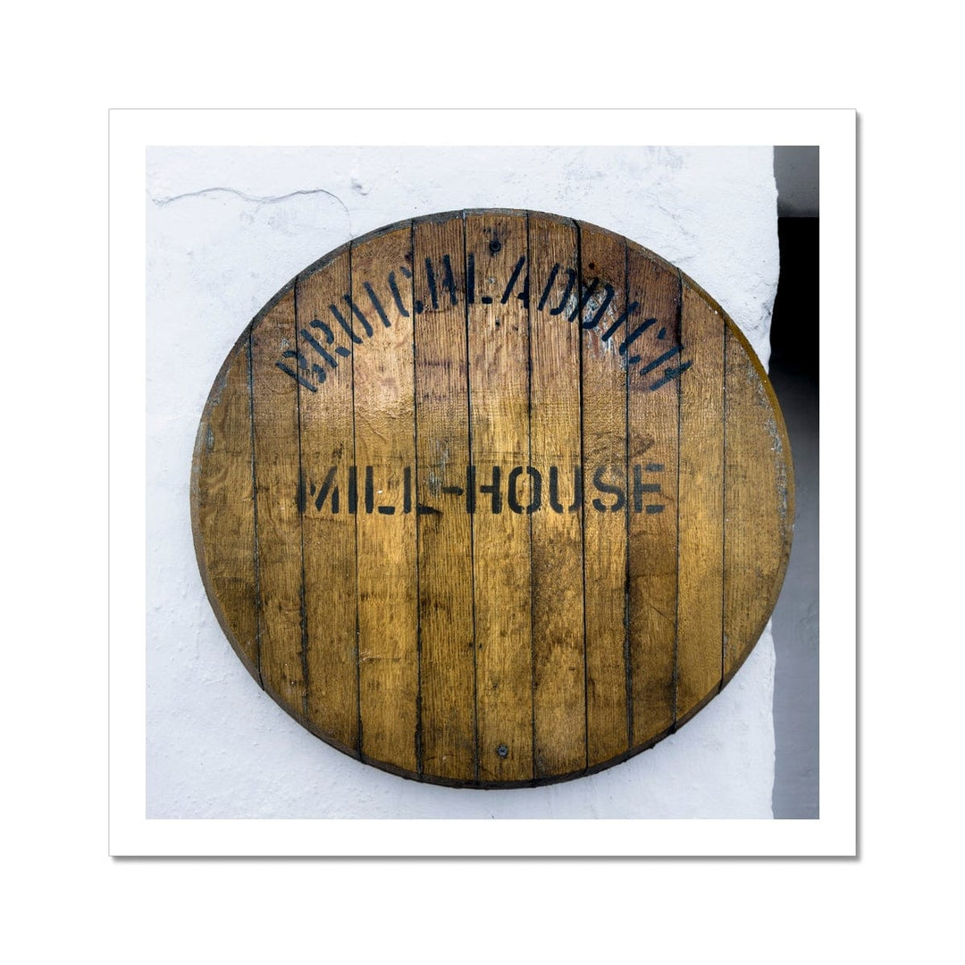 Bruichladdich Mill House Hahnemühle Photo Rag Print 8"x8" by Wandering Spirits Global