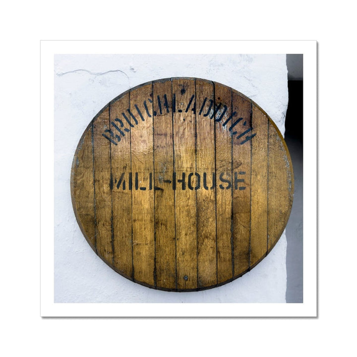 Bruichladdich Mill House Hahnemühle Photo Rag Print 8"x8" by Wandering Spirits Global