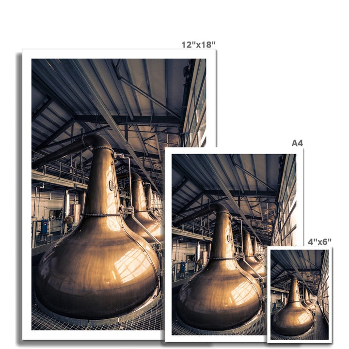 Glen Ord Distillery Stills Hahnemühle Photo Rag Print 4"x6" by Wandering Spirits Global