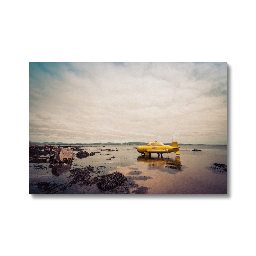 Bruichladdich Yellow Submarine Soft Colour Canvas 24"x16" / White Wrap by Wandering Spirits Global