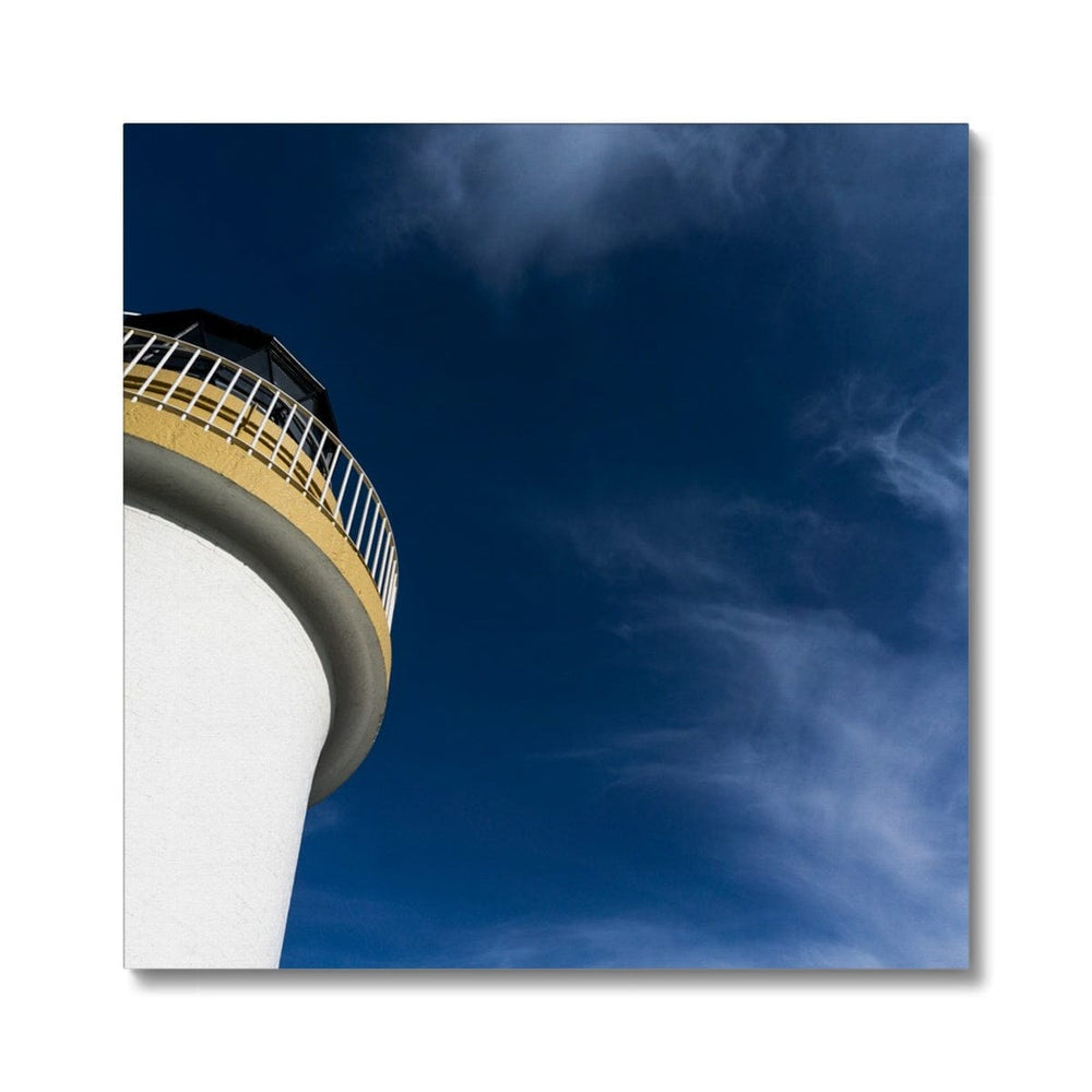 Port Charlotte Lighthouse Canvas 24"x24" / White Wrap by Wandering Spirits Global