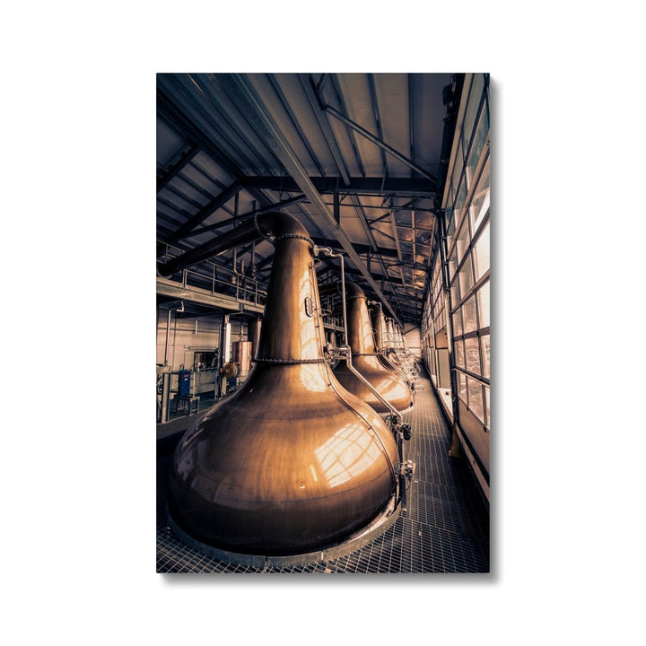 Glen Ord Distillery Stills Canvas 12"x18" / White Wrap by Wandering Spirits Global