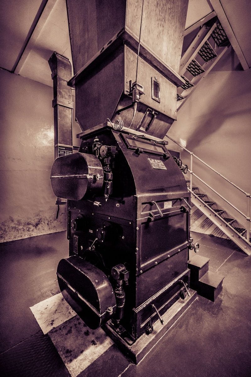 Barley Elevator Bunnahabhain Distillery Hahnemühle Photo Rag Print by Wandering Spirits Global