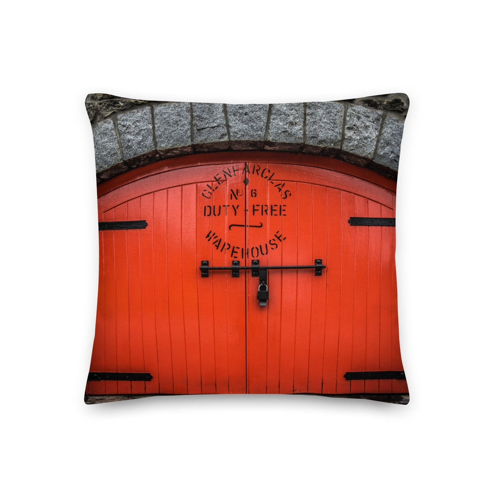 Glenfarclas Warehouse 6 Premium Pillow 18″×18″ / Cover Only by Wandering Spirits Global