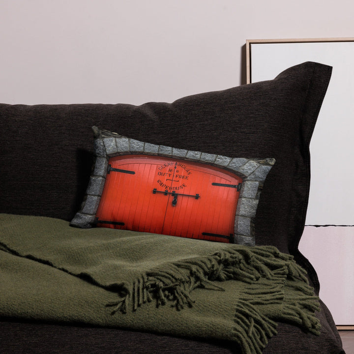 Glenfarclas Warehouse 6 Premium Pillow 20″×12″ / With Insert by Wandering Spirits Global