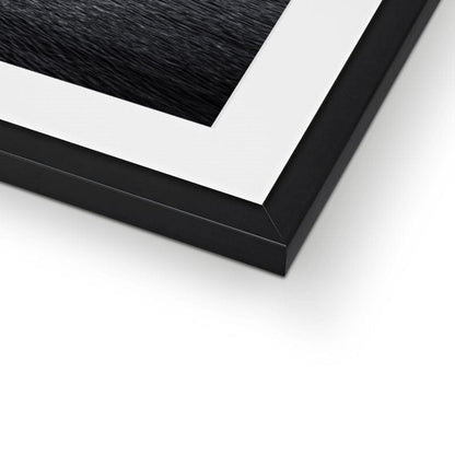 Ardbeg Distillery Black and White Framed & Mounted Print by Wandering Spirits Global