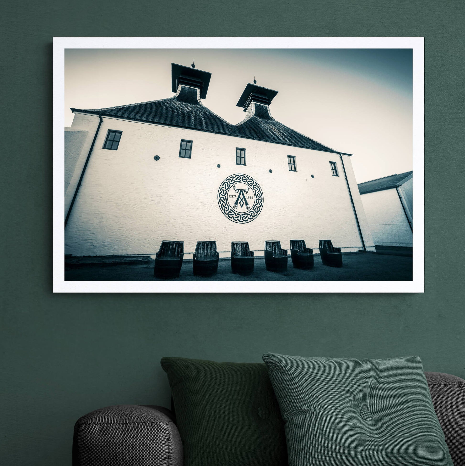 Ardbeg Distillery Pagoda Stacks Hahnemühle Photo Rag Print