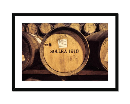 Ballechin 2007 Solera Cask Framed & Mounted Print 28"x20" / Black Frame by Wandering Spirits Global