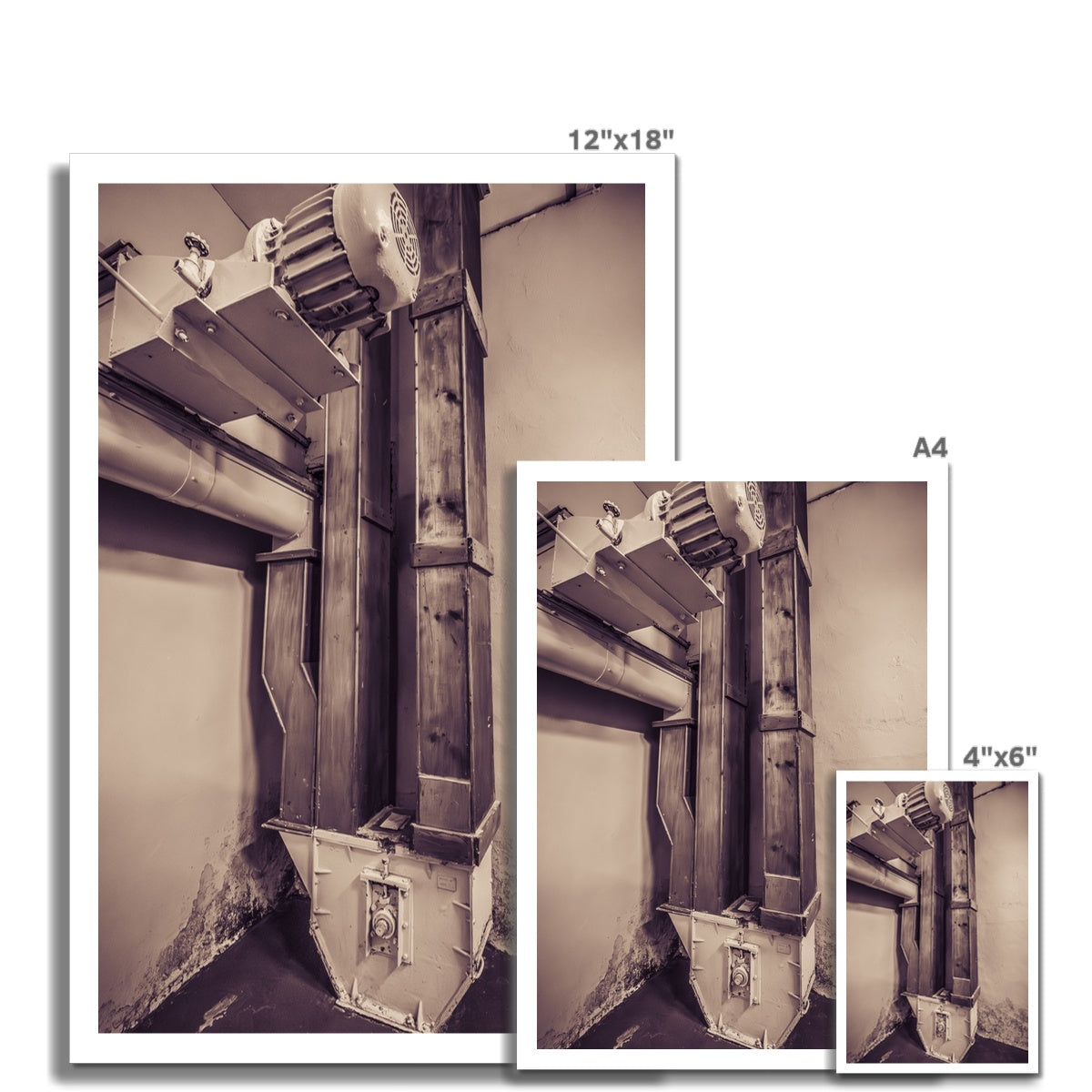 Barley Elevator Bunnahabhain Distillery Hahnemühle Photo Rag Print