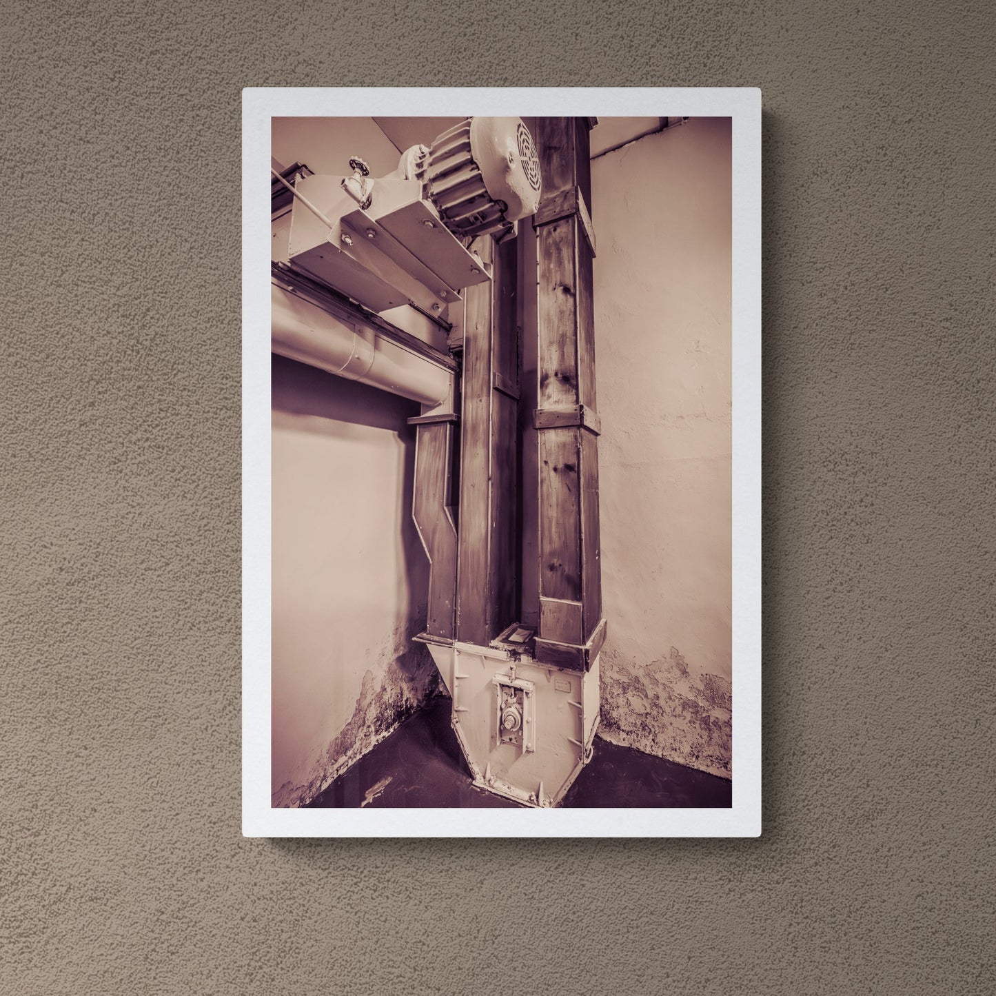 Barley Elevator Bunnahabhain Distillery Hahnemühle Photo Rag Print A5 Portrait