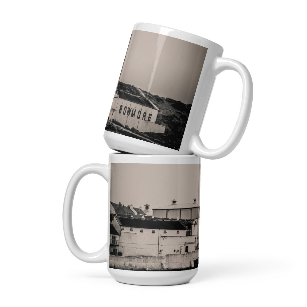 Bowmore Black and White Mug