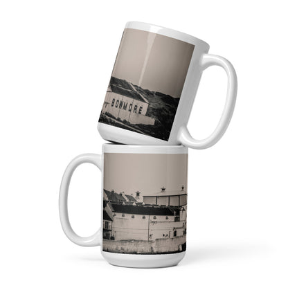 Bowmore Black and White Mug