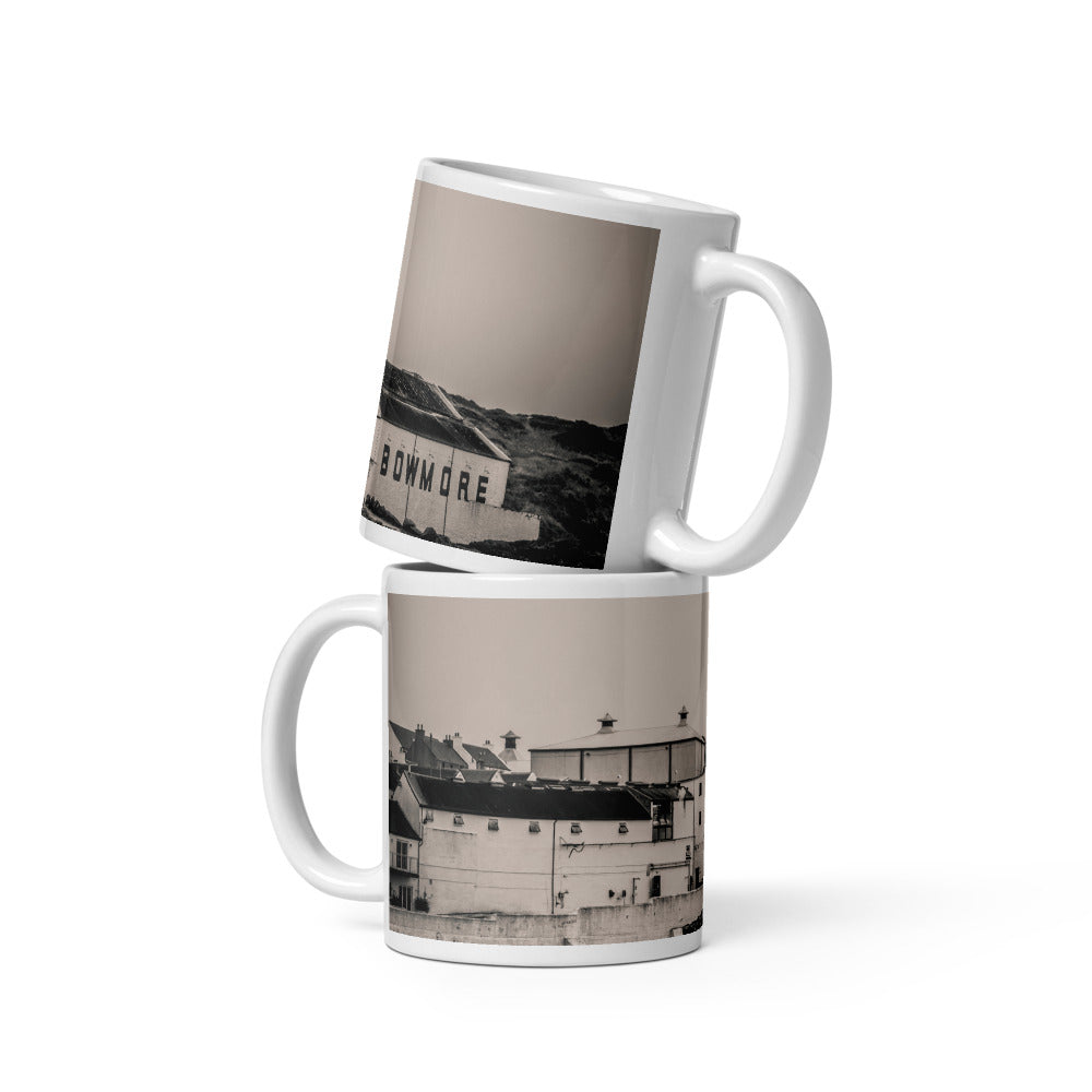 Bowmore Black and White Mug