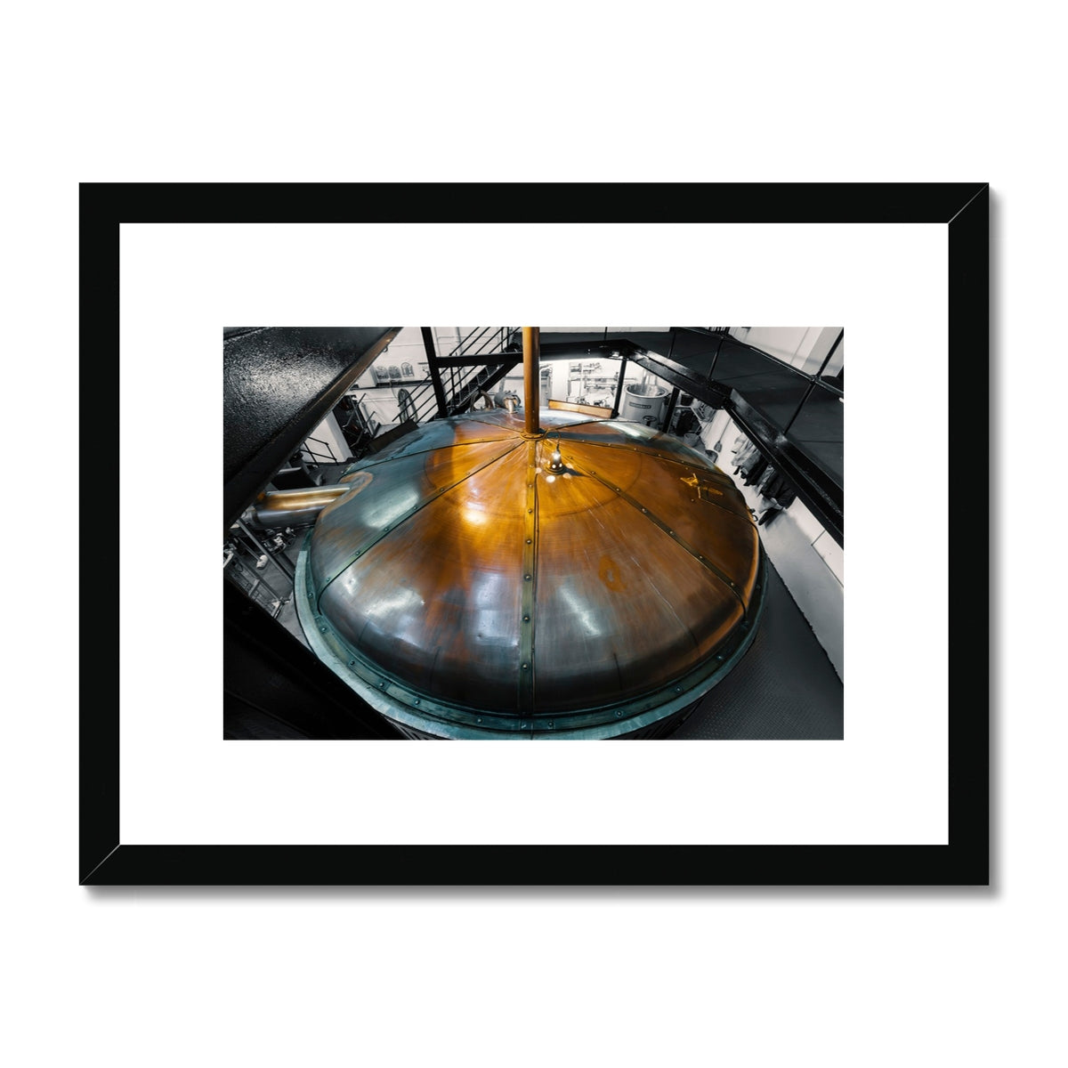 Bowmore Copper Top Mash Tun Framed & Mounted Print