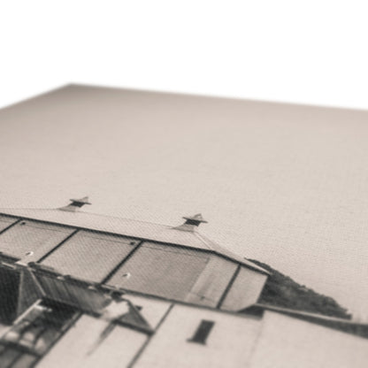 Bowmore Distillery Black and White Canvas