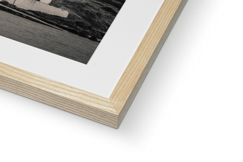 Bowmore Distillery Black and White Framed & Mounted Print