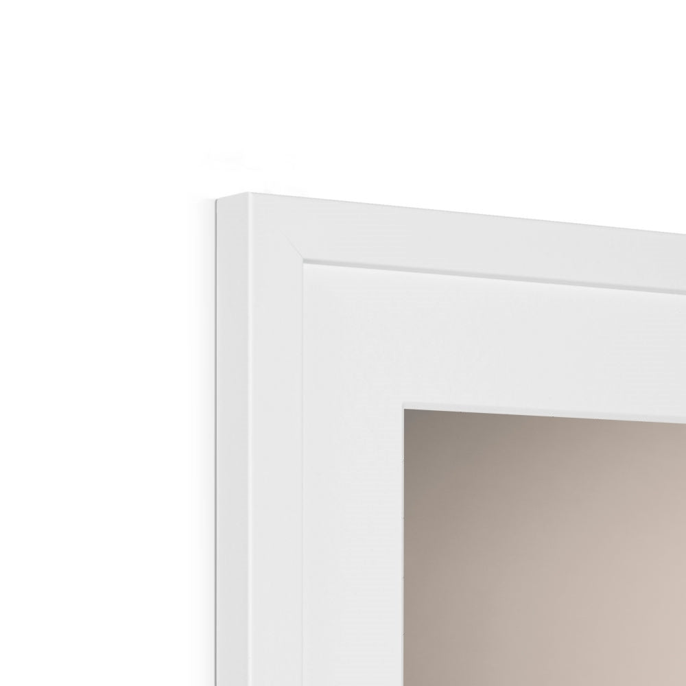 Bowmore Distillery Black and White Framed & Mounted Print