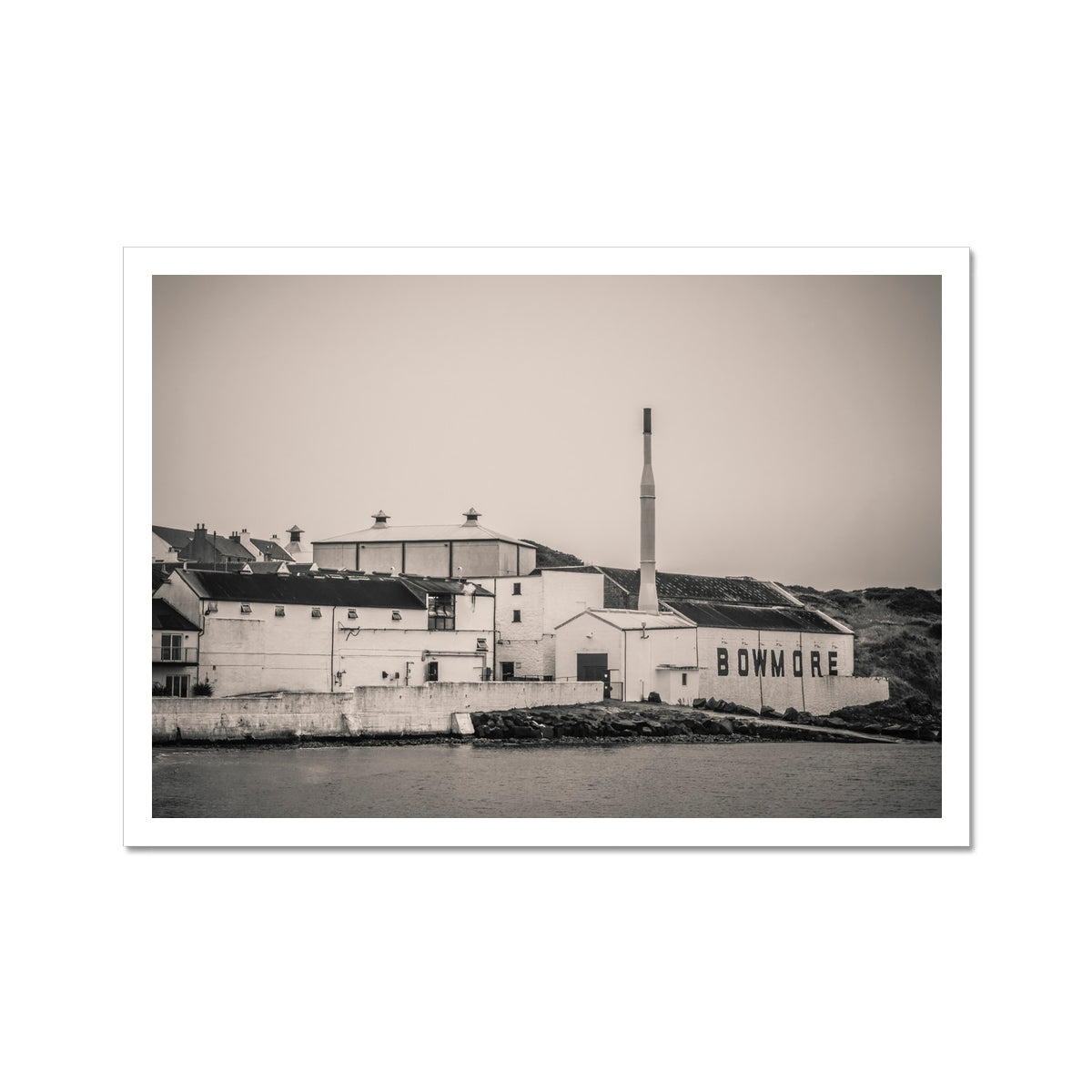 Bowmore Distillery Black and White Hahnemühle Photo Rag Print