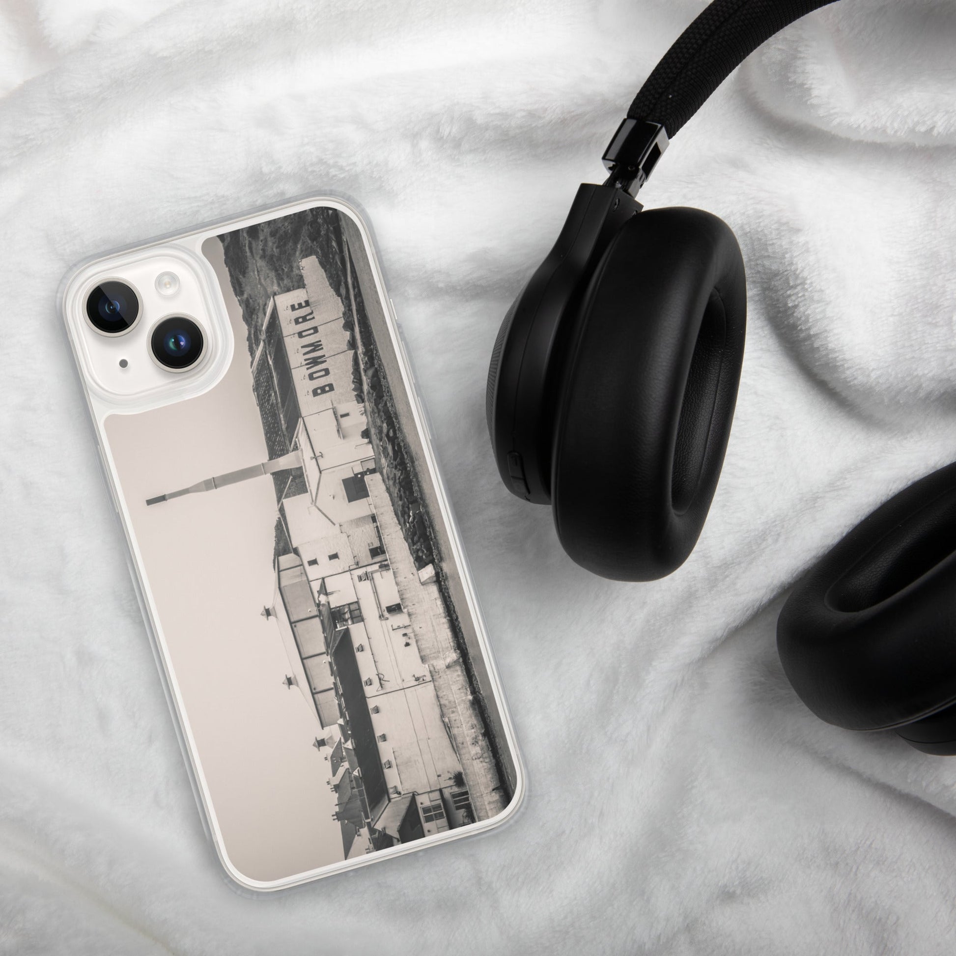 Bowmore Distillery Black White Clear Case for iPhone®