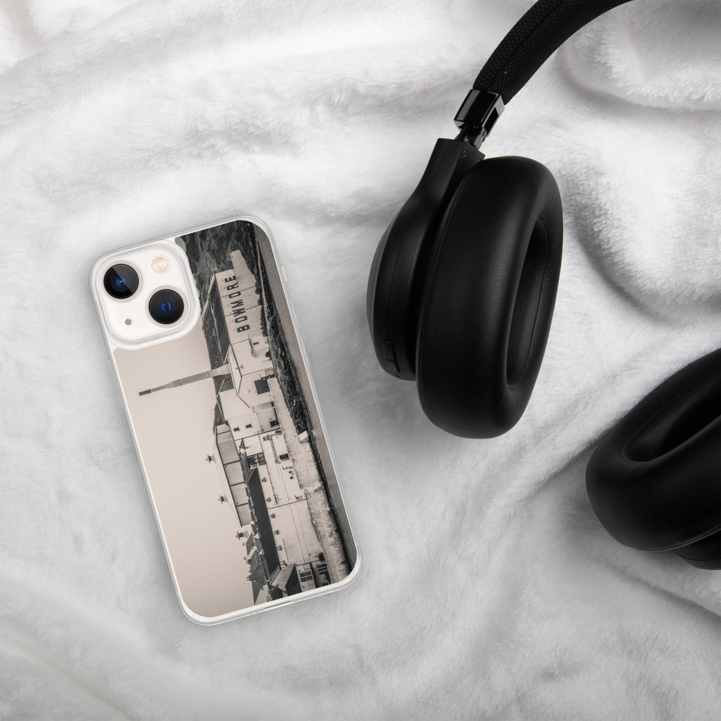Bowmore Distillery Black White Clear Case for iPhone®