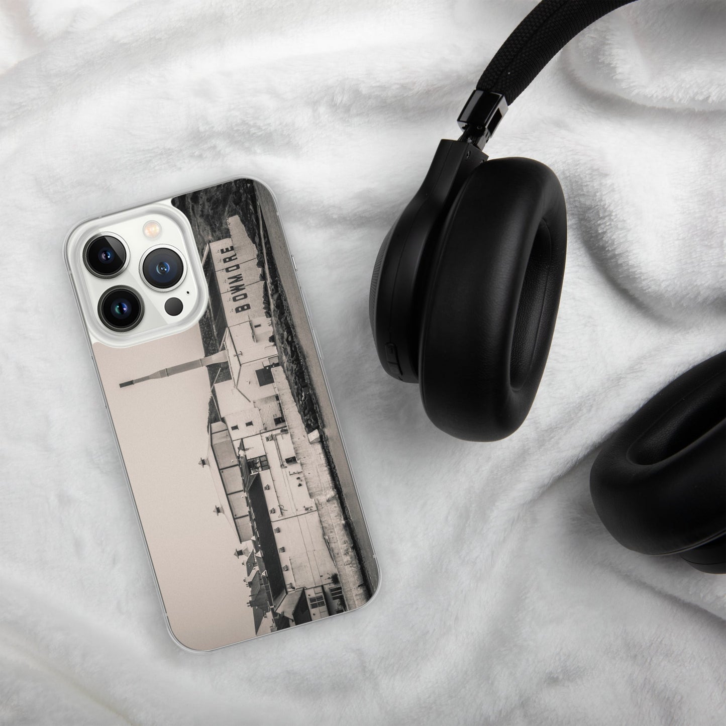 Bowmore Distillery Black White Clear Case for iPhone®